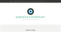 Desktop Screenshot of onedaycompany.nl