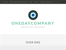 Tablet Screenshot of onedaycompany.nl